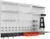 🔧 torack 109pcs pegboard wall organizer: ultimate garage metal pegboard storage kit with toolboard hooks, peg locks, storage bins & shelf racks logo