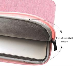 img 1 attached to ProElife Laptop Sleeve Case Cover Canvas Tablet Protective Bag for Microsoft Surface Pro (2017-2020) & Surface Pro 4/5/6/7 12.3'', Surface Laptop Go 12.4'' & 2020 MacBook Air 13'' M1 Chip (Pink)