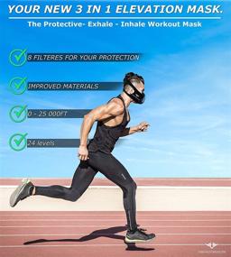 img 3 attached to Enhance Performance with VIKINGSTRENGTH 3. Generation VO2 Workout Mask for Running Biking MMA Endurance