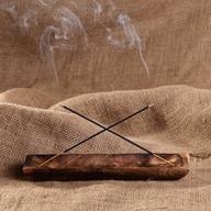 🔥 gocraft incense stick ash catcher - 10" rectangular incense burner tray for aromatherapy логотип