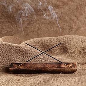 img 3 attached to 🔥 GoCraft Incense Stick Ash Catcher - 10" Rectangular Incense Burner Tray for Aromatherapy