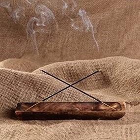 img 1 attached to 🔥 GoCraft Incense Stick Ash Catcher - 10" Rectangular Incense Burner Tray for Aromatherapy