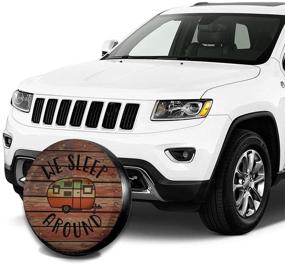 img 1 attached to 🔧 YZ-MAMU Spare Tire Cover: Waterproof & Durable Travel Trailer Accessories for Jeep, RV, SUV, Truck, and Camper