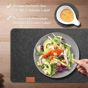 img 2 attached to 🍽️ Washable Resistant Kitchen Placemats for Dining