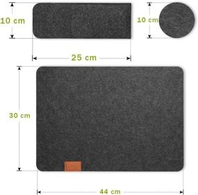 img 1 attached to 🍽️ Washable Resistant Kitchen Placemats for Dining