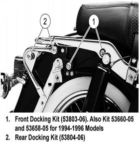 img 1 attached to 🛠️ Набор съемного фронтального крепления TCMT для Harley Road King Electra Glide 1997-2008, заменяет оригинальную деталь OEM номер 53803-06