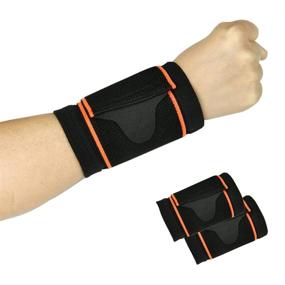 img 4 attached to Working Weightlifting Arthritis Lightweight Wristband Occupational Health & Safety Products