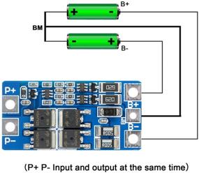 img 1 attached to 💡 Aideepen 5 шт. 2S 10A 18650 BMS платы защиты литиевых АКБ: 8,4V 7,4V 8,4V-9V PCM PCB Li-ion Lipo 2-ячеечная плата - Зарядная плата с защитой с балансной функцией