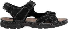 img 1 attached to 👟 Waterproof Leather Athletic Men's Shoes - Jousen Sandals for Active Wear