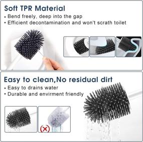 img 1 attached to Cleaning Bathroom Organization Bristles Anti Rust