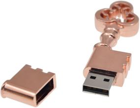 img 1 attached to 8GB USB Flash Drive Novelty Thumb Drive Cute Memory Stick Kepmem Stylish Metal Key USB 2