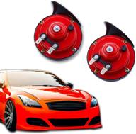 🔊 super loud 12v electric waterproof double horn air speakers for cars, motorcycle, bikes - set of 2 logo