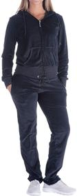 img 3 attached to Cozy Up this Winter with our Women's 2 Piece Sweatsuit Set – Fleece Sherpa Lined Zip-up Hoodie and Jogger Tracksuit