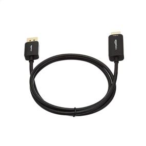 img 1 attached to 🔌 Amazon Basics 3 Feet Uni-Directional DisplayPort to HDMI Cable 4K@60Hz | Efficient Video Signal Transmission