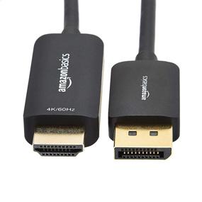 img 3 attached to 🔌 Amazon Basics 3 Feet Uni-Directional DisplayPort to HDMI Cable 4K@60Hz | Efficient Video Signal Transmission