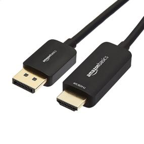 img 4 attached to 🔌 Amazon Basics 3 Feet Uni-Directional DisplayPort to HDMI Cable 4K@60Hz | Efficient Video Signal Transmission