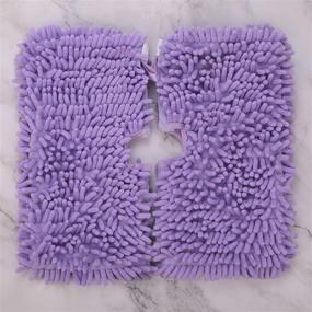 img 3 attached to 🧽 F Flammi 2 Pack Washable Microfiber Mop Pads: Superior Replacement for Shark Steam Pocket Mops S3500 Series - S3501, S3601, S3550, S3901, S3801, SE450, S3801CO, S3601D - Effective Cleaning Pads!