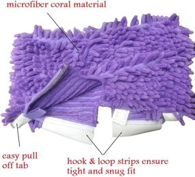 img 1 attached to 🧽 F Flammi 2 Pack Washable Microfiber Mop Pads: Superior Replacement for Shark Steam Pocket Mops S3500 Series - S3501, S3601, S3550, S3901, S3801, SE450, S3801CO, S3601D - Effective Cleaning Pads!
