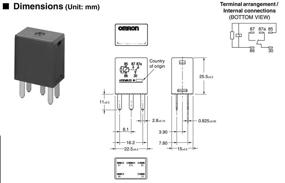 img 3 attached to 🔄 Replacement Omron GM 5-pin Black Relay (12077866) for 5810-0202, 7866
