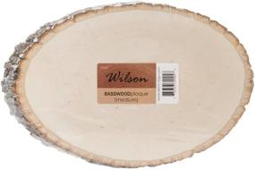 img 2 attached to 🪵 Medium Wilson Basswood Round/Oval, 7-9 inch Wide x 5/8 inch Thick