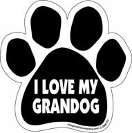 🐾 pawfect car magnet: show love for my grandog - 5.5" x 5.5 logo