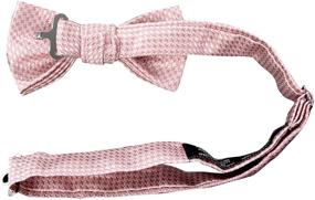 img 2 attached to 👔 Stylish Spring Notion Boy's Textured Woven Bow Tie: Finely Crafted Elegance