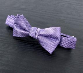 img 3 attached to 👔 Stylish Spring Notion Boy's Textured Woven Bow Tie: Finely Crafted Elegance