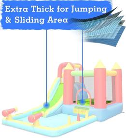 img 3 attached to 🤽 ACTION AIR Inflatable Water Slide Fun