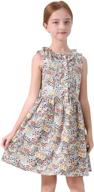 floral sleeveless sundress for girls - maoo garden clothing collection logo