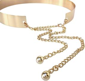 img 1 attached to 💫 Exquisite Gold Belt: Elevate Your Style with this Women's Accessory!