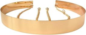 img 4 attached to 💫 Exquisite Gold Belt: Elevate Your Style with this Women's Accessory!