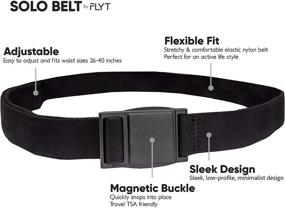 img 3 attached to 🔗 FLYT Solo Belt - Comfy & Chic Minimalist Design