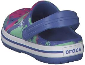 img 1 attached to 👦 Детские сабо Crocs Crocband Graphic: простые в надевании водные туфли, идеальные для мальчиков и девочек.