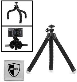 img 2 attached to Flexible Universal Tripod with 6.5-inch GearFend 📸 Mount for Enhanced Camera Support and Microfiber Cloth Bonus