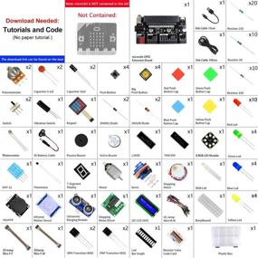 img 3 attached to 🤖 FREENOVE Ultimate Starter Kit для BBC Micro:bit (совместим с V1 и V2) - улучшенный с 305-страничным подробным руководством, 224 элементами, 44 проектами, блоками, кодом Python и безпайочной платой на хлебном борту.