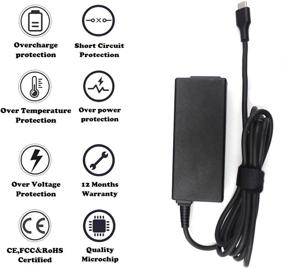 img 1 attached to ✨ 45W USB Type C Charger for Lenovo C330 100e 300e 500e Yoga C930 C940 S730 720 730 910 920 13 ThinkPad X1 Chromebook 2nd Gen AST MTK 4X20M26252 4X20E75131 HP Spectre x360 Power Supply Adapter Cord" -> "High Performance 45W USB Type C Charger for Lenovo C330 100e 300e 500e Yoga C930 C940 S730 720 730 910 920 13 ThinkPad X1 Chromebook 2nd Gen AST MTK 4X20M26252 4X20E75131 HP Spectre x360 Power Supply Adapter Cord