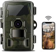 📷 hudakwa wifi trail camera 20mp 4k: motion activated, night vision, waterproof - wildlife monitoring with cell phone picture transmission & 32gb tf card logo