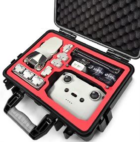 img 4 attached to 🧳 LEKUFEE Waterproof Carrying Case for DJI Mavic Mini 2/1 Drone, DJI Mavic Mini SE, and More Accessories (Drone and Accessories Not Included)