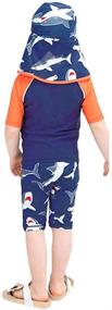 img 1 attached to Digirlsor Toddler Swimsuit Sleeve Swimwear Boys' Clothing