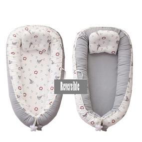 img 2 attached to ABREEZE Co Sleeping Bassinet Washable Heart Pink