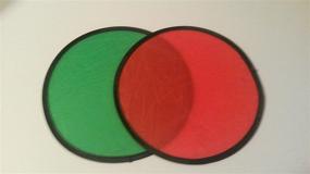 img 1 attached to 🛍️ 12-Pack of Red and Green Pocket Disc Flyer Toys with Pouch – Foldable for Easy Storage