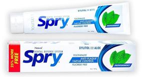 img 1 attached to 🦷 Spry Non-Fluoride Xylitol Toothpaste 5oz (Pack of 6) - Natural Oral Care for Stronger Teeth and Fresher Breath