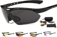 alinmei polarized sunglasses interchangeable baseball logo