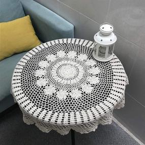 img 2 attached to Hetao Handcrafted Crochet Tablecloth Doilies