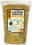 country heritage medicated starter crumbled logo