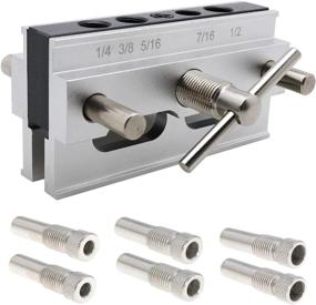 img 4 attached to 🔧 Precision Self-Centering Dowel Jig Kit - Doweling Jig with Drilling Guide Set