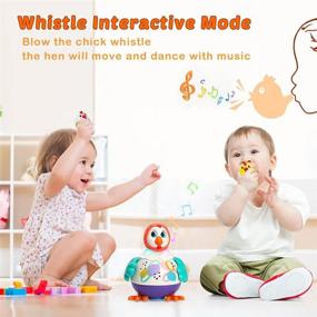 img 2 attached to 🐣 Музыкальные игрушки INSOON для малышей: Танцующая курица для 1-2-летних с освещением и звуками - лучший подарок для малышей для развития обучения и моторики.