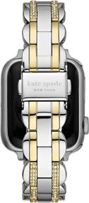 img 2 attached to 👑 Kate Spade New York Stainless Steel Band for 38/40MM Apple Watch - Interchangeable Straps for Apple Watch Series 1, 2, 3, 4, 5, 6