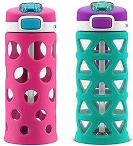 img 2 attached to 🚰 Ello Luna 2-Pack 16oz Tritan Kids Water Bottles – Hydration Made Easy for Active Children