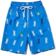 🩳 tsla swimtrunks shorts: stylish graphic boys' swimwear for a cool splash! logo